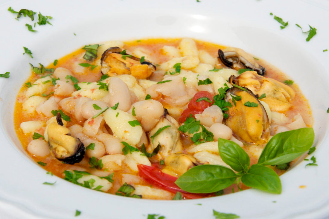 Cavatelli with Beans and Mussels