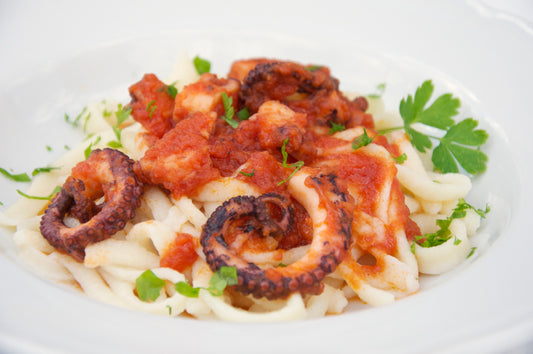 Troccoli with Octopus