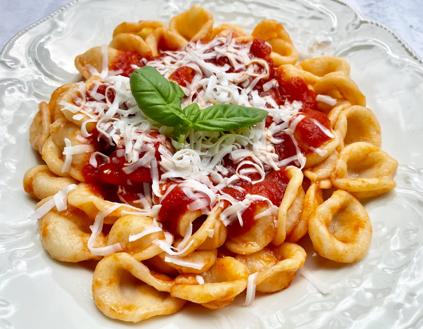 Orecchiette with tomato sauce