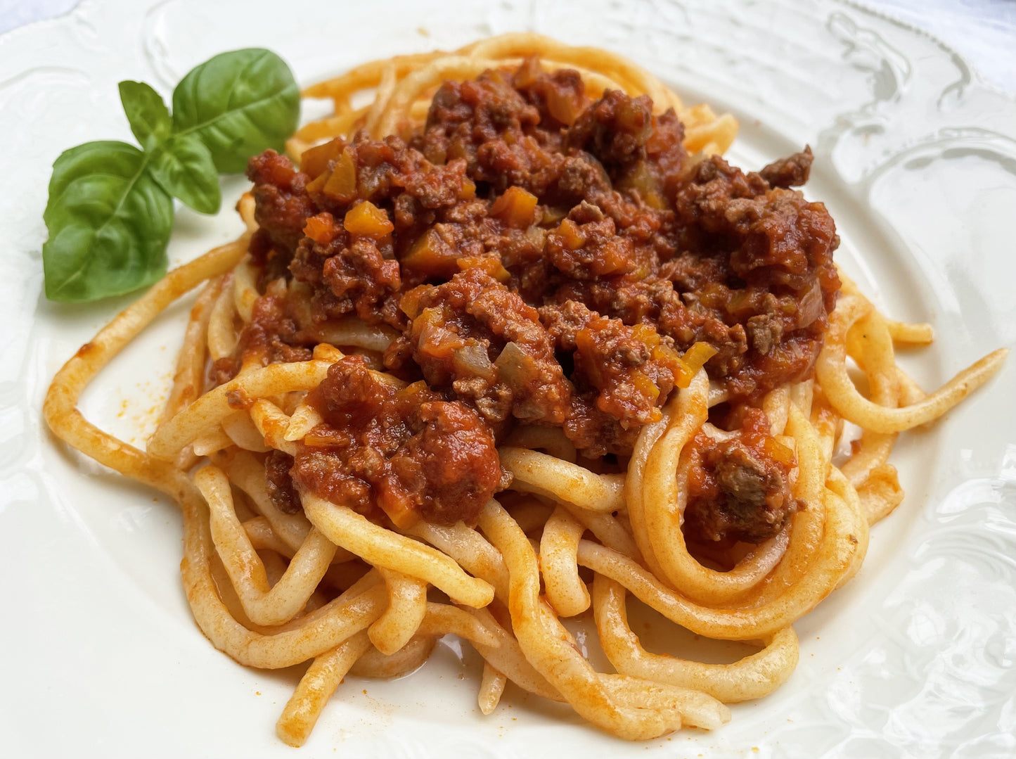 Pici with ragù